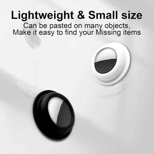 Aimtel Case Compatible with Apple Airtag Case Air Tag Holder Cover Airtag Sticker Stick on Adhesive Mount Airtag for Tv Remote Car AirTags Case 4 Pack - Image 4