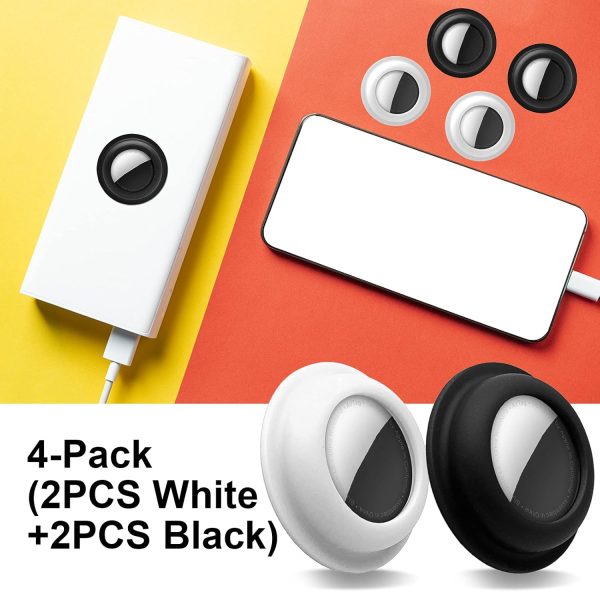 Aimtel Case Compatible with Apple Airtag Case Air Tag Holder Cover Airtag Sticker Stick on Adhesive Mount Airtag for Tv Remote Car AirTags Case 4 Pack - Image 7